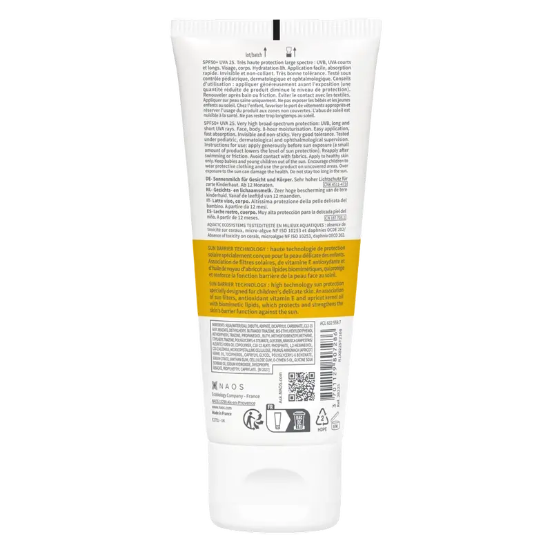 Bioderma Photoderm Pädiatrie Lait SPF50+ Sonnenschutz, 100 ml