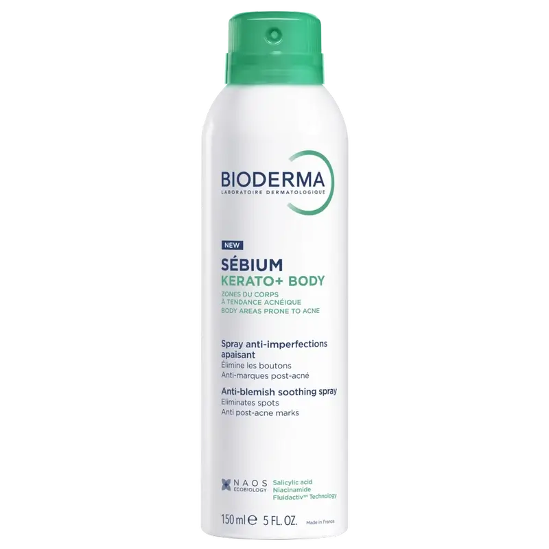 Bioderma Sébium Kerato+ Anti-Akne Körperspray , 150 ml