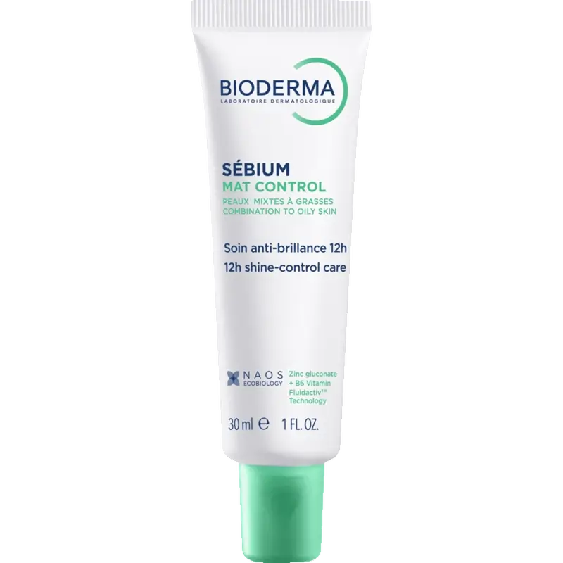 BIODERMA Sebium Mat Control spendet Feuchtigkeit und mattiert, 30 ml
