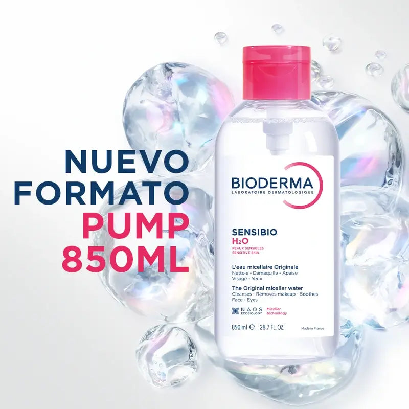 Bioderma Sensibio H2O PUMP Sensible Haut Mizellenlösung 850ml