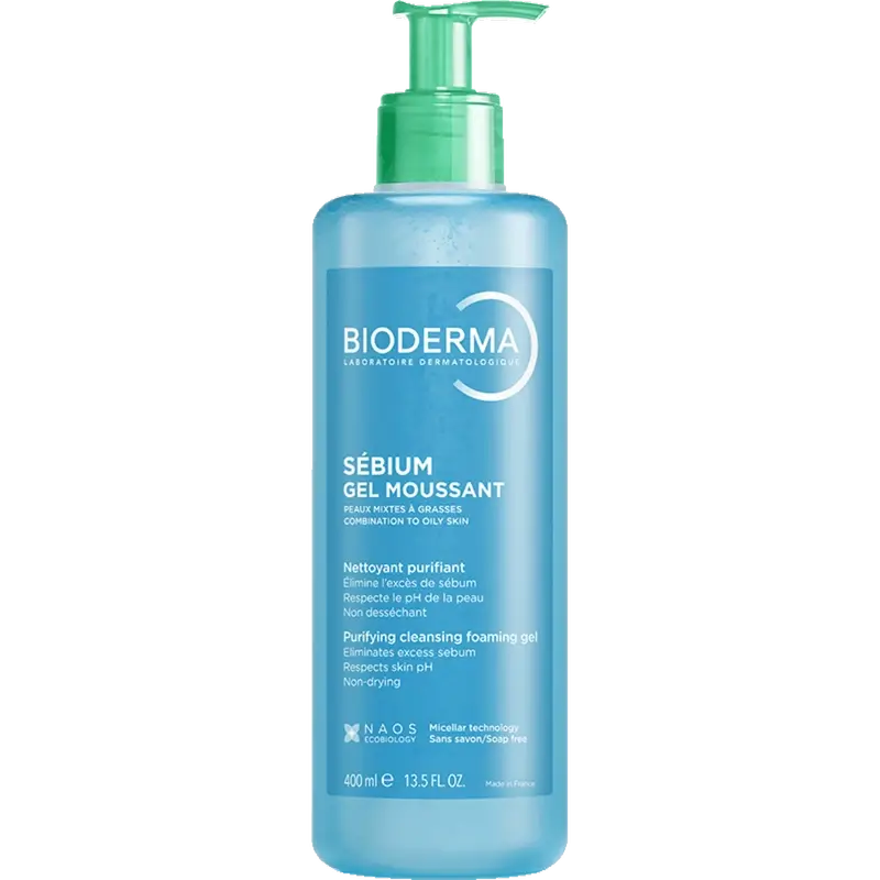 Bioderma Sébium Moussant Reinigendes Gel, 400 ml
