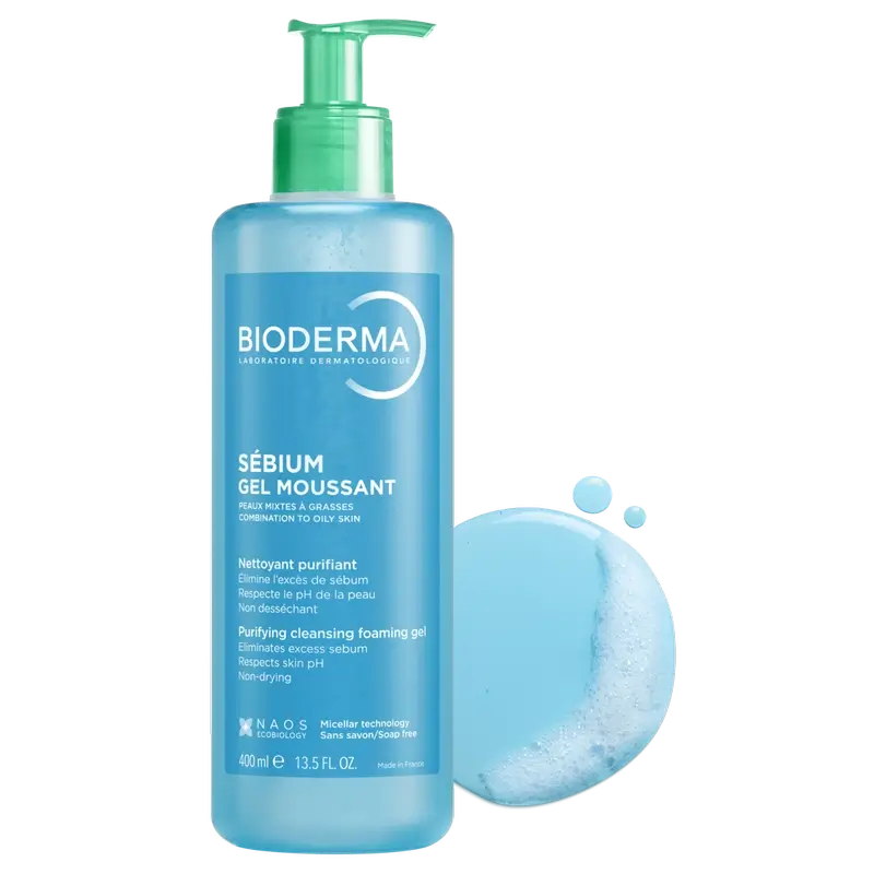 Bioderma Sébium Moussant Reinigendes Gel, 400 ml