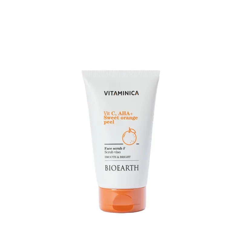Bioearth Exfoliating Scrub Vitamin C, Aha & Orangenschale, 150 Ml