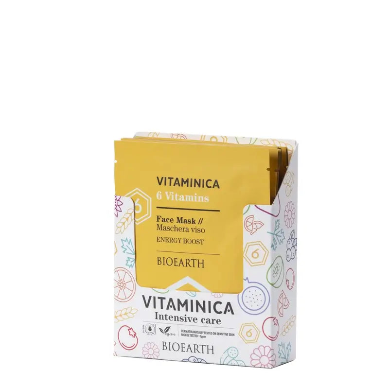Bioearth 6 Vitamine Energy Boost Gesichtsmaske, 15 ml
