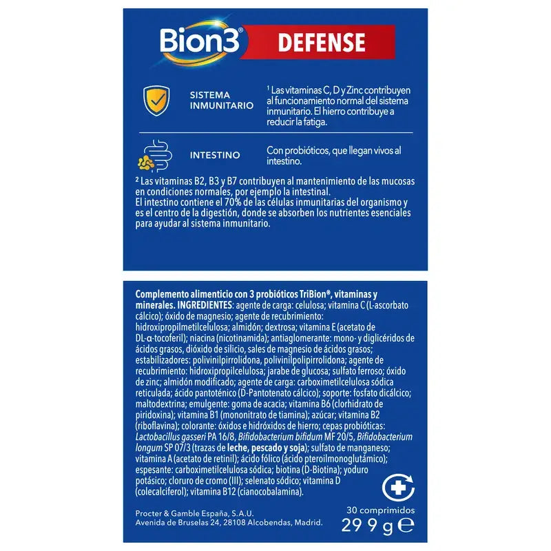 Bion3 Defense Multivitamine, 30 Tabletten