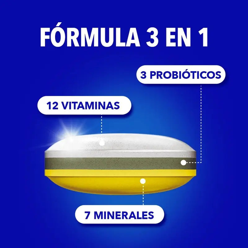 Bion3 Energy 50+ Multivitamine mit Probiotika, 120 Tabletten