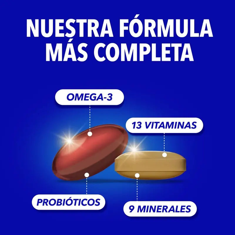 Bion3 Multi & Omega-3 mit Probiotika, 60 Kapseln