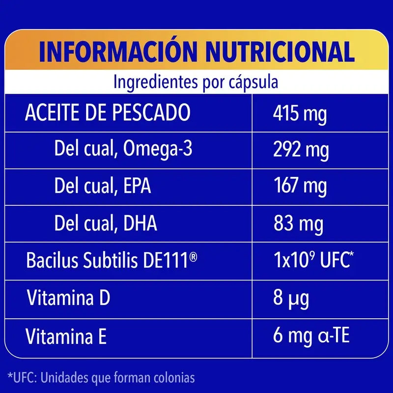 Bion3 Multi & Omega-3 mit Probiotika, 60 Kapseln