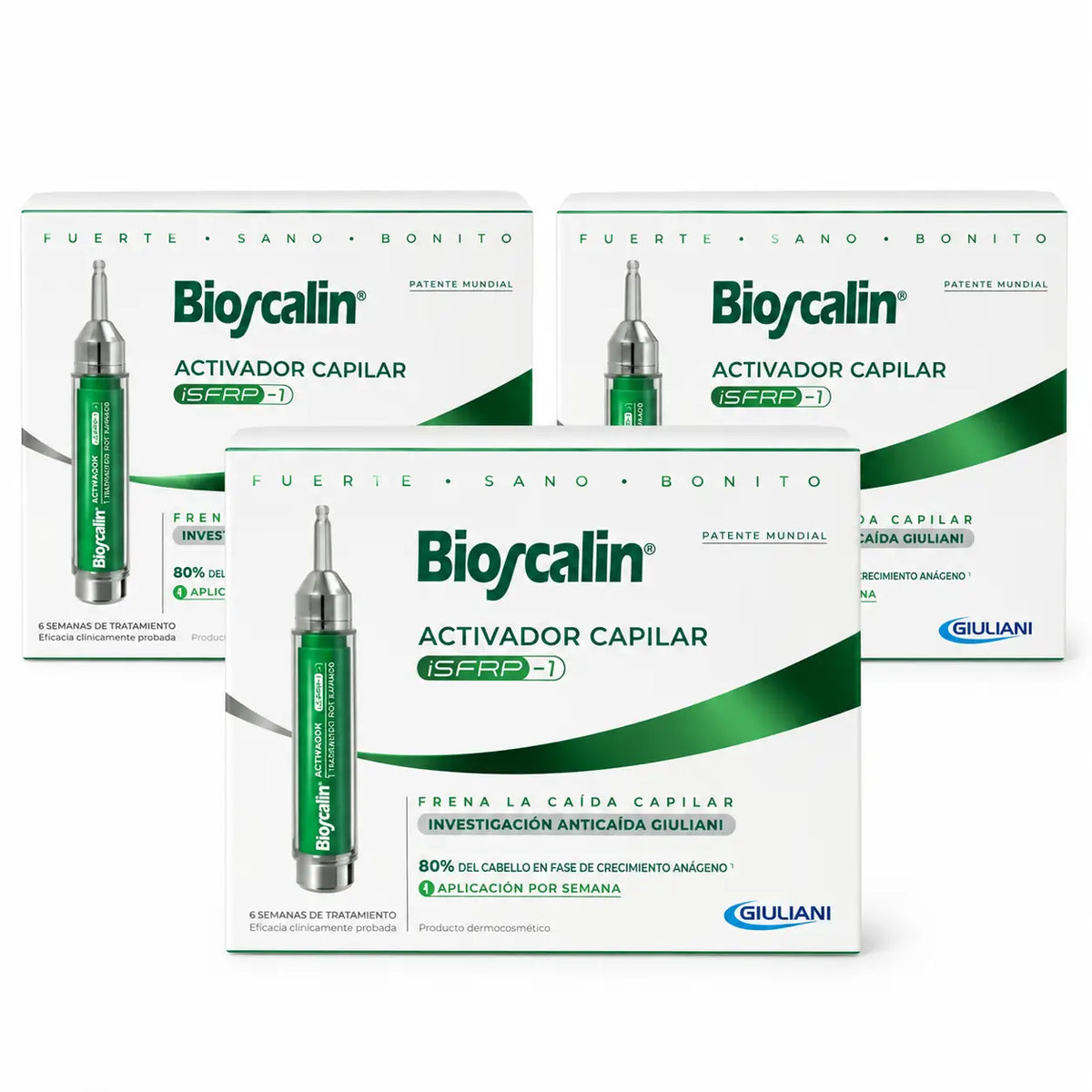 Bioscalin Hair Activator 1 x 10 ml, Pack of 3