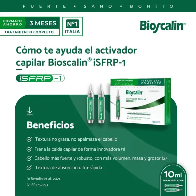 Bioscalin Haaraktivator, 2 Ampullen, 10 ml