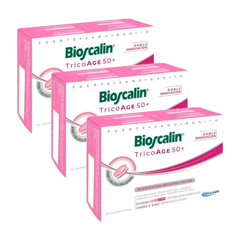Bioscalin Tricoage50+ Tabletten, Packung 3 x 30 Tabletten