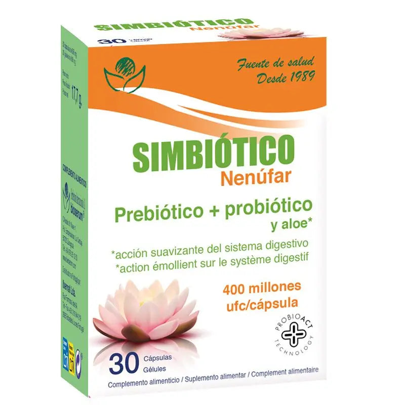 Bioserum Symbiotic Nenufar Prebiotic+Probiotic , 30 capsules