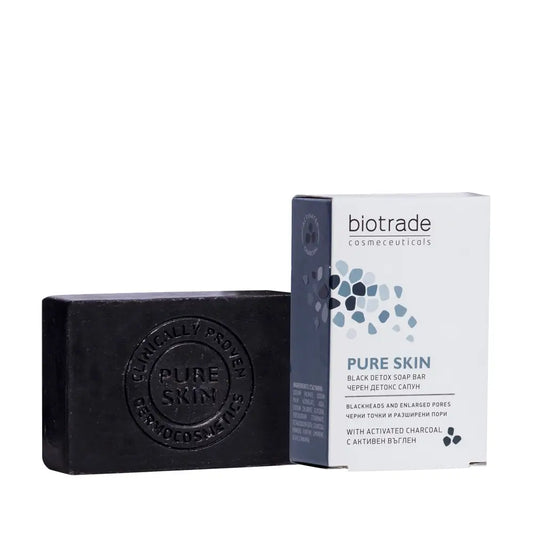 Biotrade Pure Skin Seife 100% Aktivkohle 100 g