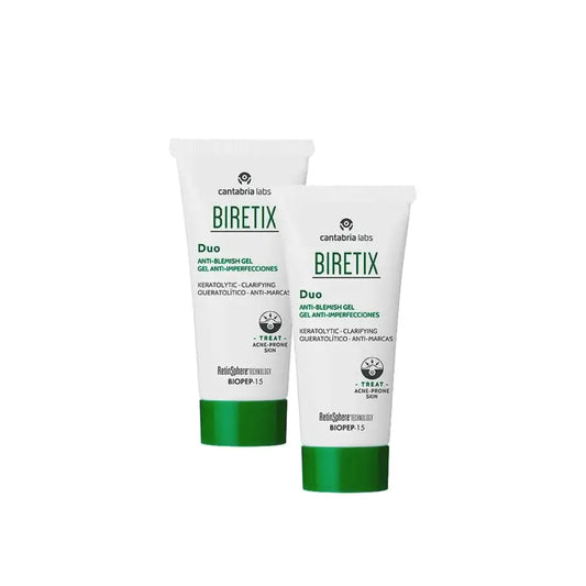 BIRETIX Duo Gel gegen Hautunreinheiten, 2er-Pack à 30 ml