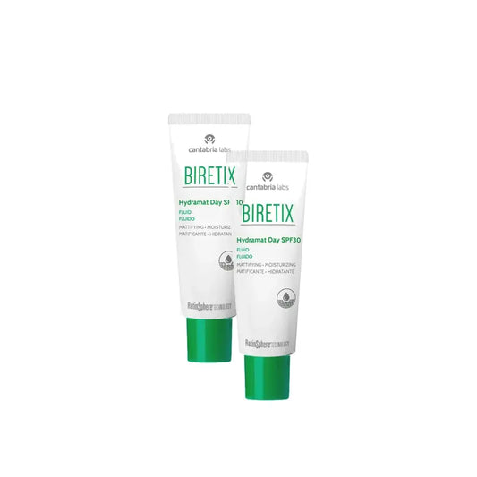 BIRETIX Hydramat Day LSF 30 Fluid, 2er-Pack à 50 ml