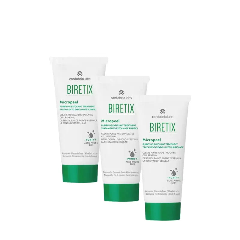 BIRETIX Micropeel-Packung 3 x 50 ml