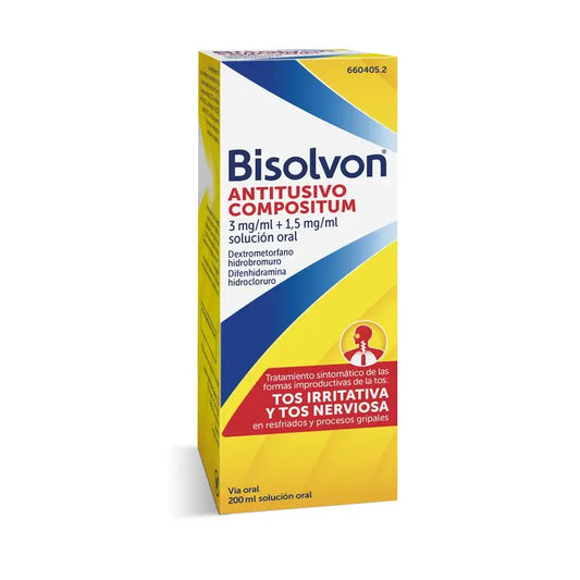 Bisolvon Antitussivum Compositum 3/1,5 mg/ml Lösung zum Einnehmen 200 ml