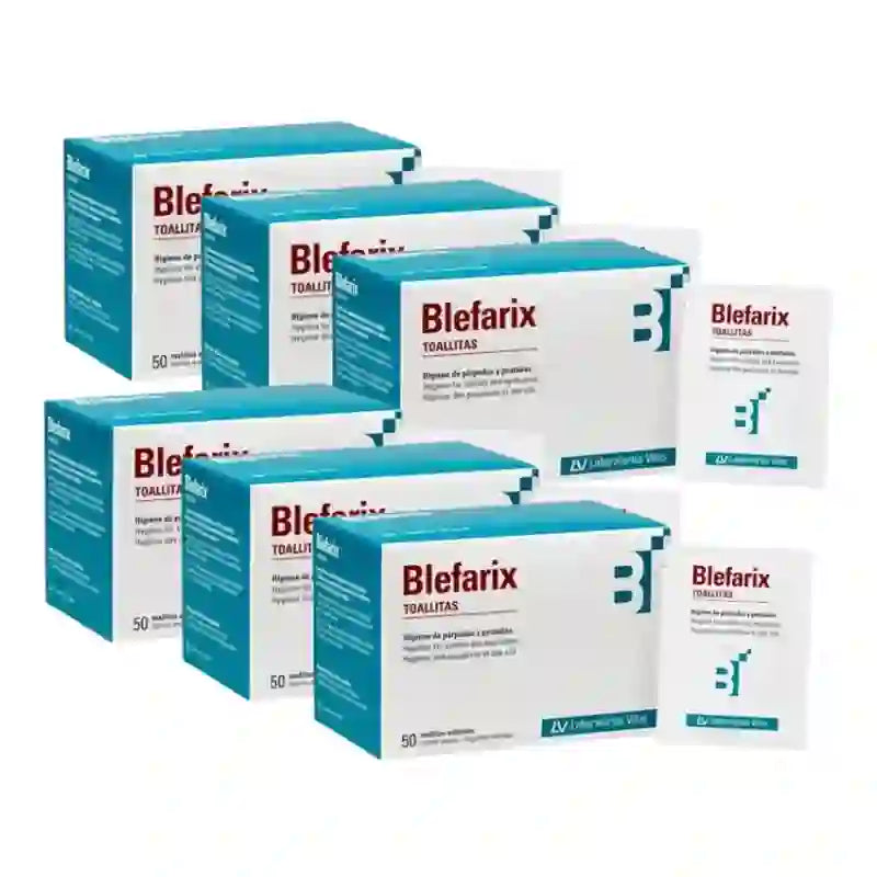 Blefarix Wischtücher 50 Beutel, 6er-Pack