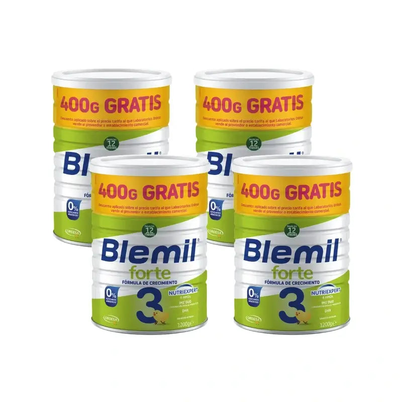 Blemil 3 Forte 800+400 Frei, 4X1200 Gramm
