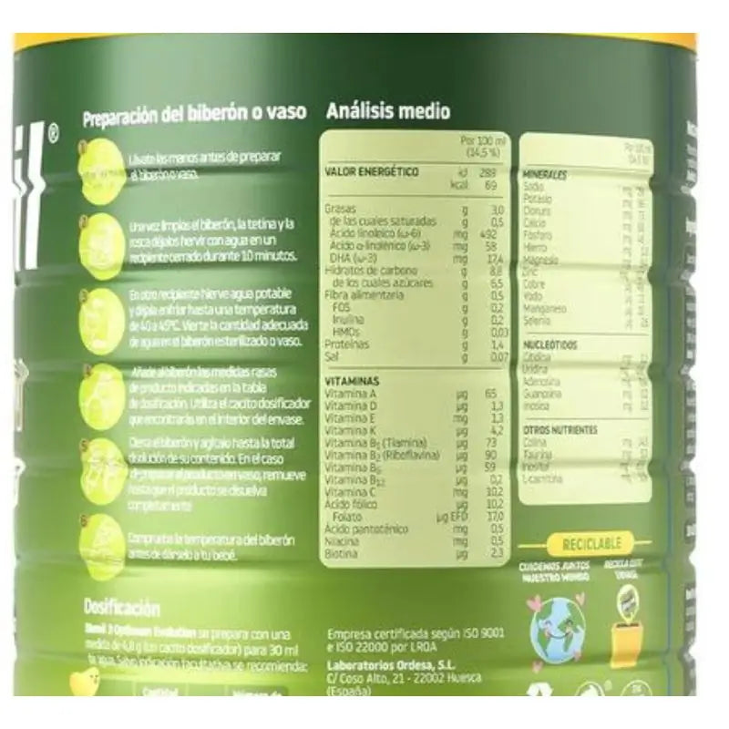 Blemil Optimum Evolution 3 Aufwuchsmilch, 1200g