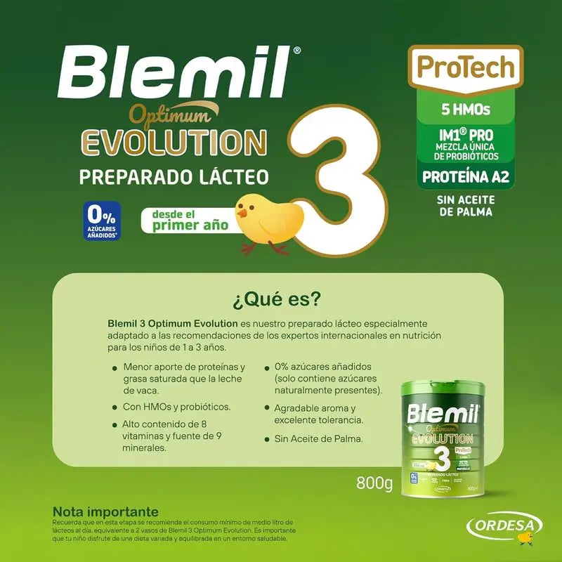 Blemil Optimum Evolution 3 Aufwuchsmilch, 800g