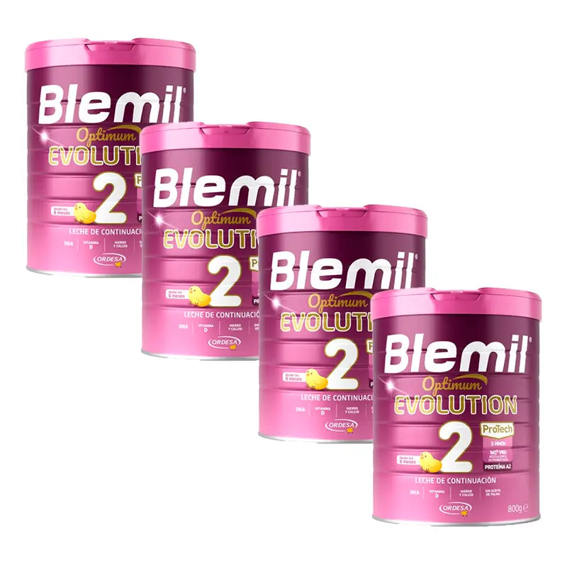 Blemil Optimum Evolution 2 Milchnahrung, 4X800g