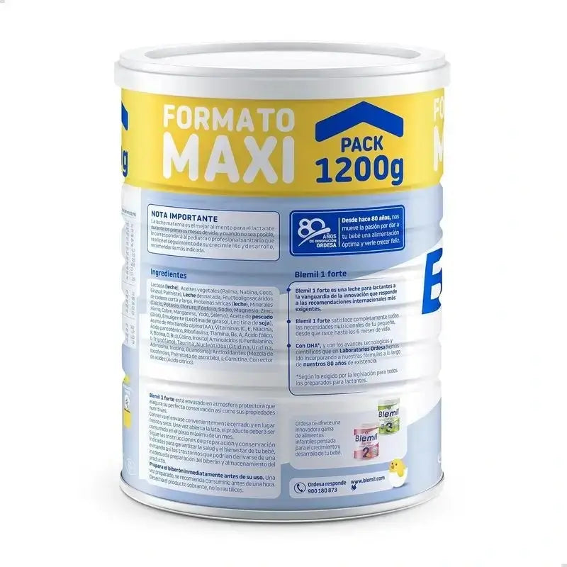 Blemil Plus 1 Forte, Packung 12 x 1200 Gramm