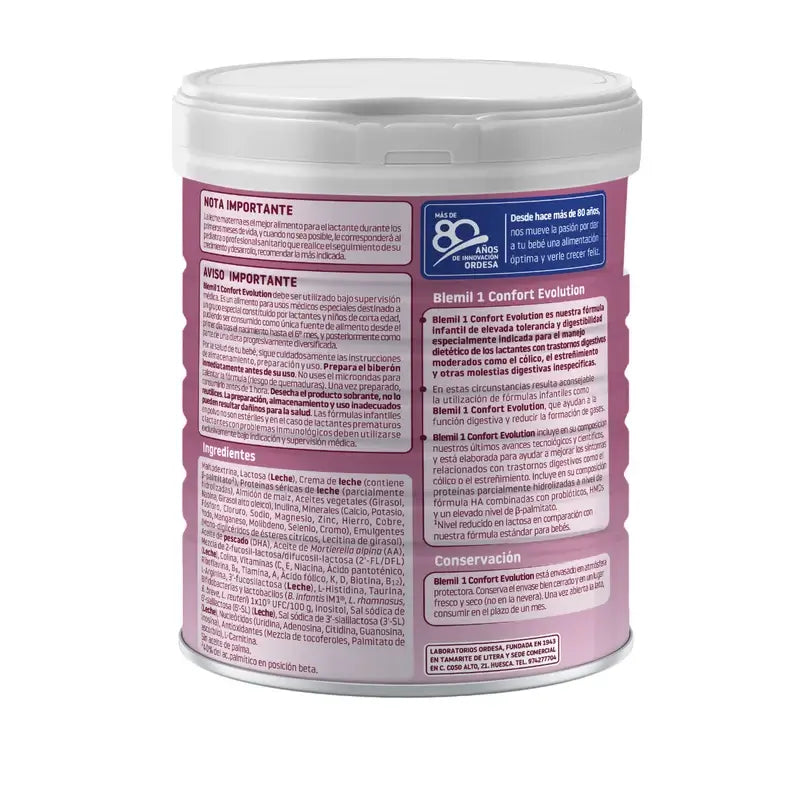 Blemil 1 Komfort Evolution, 800g