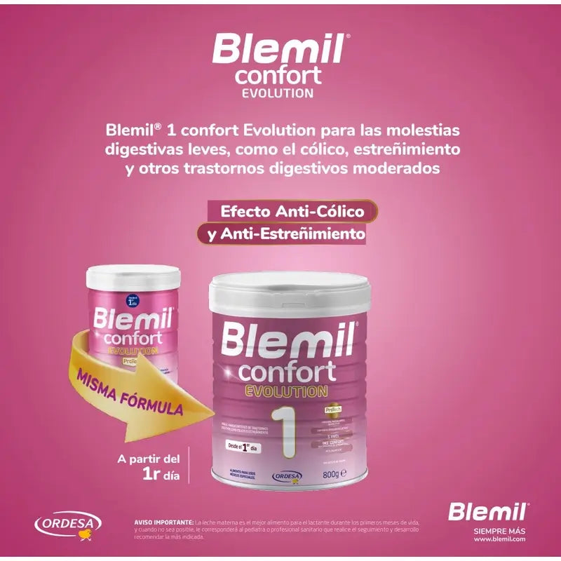 Blemil 1 Komfort Evolution, 800g