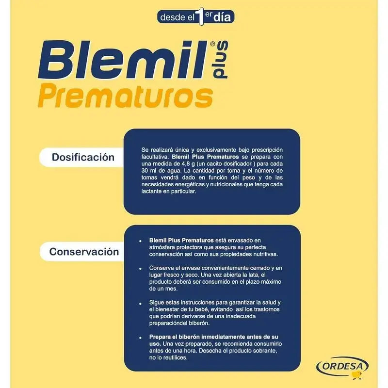 Blemil Plus Frühgeborene, Packung 3 x 400g