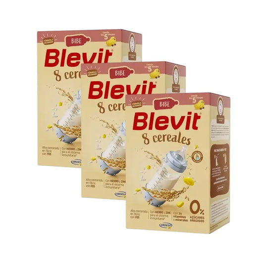 Blevit Säuglingsnahrung Bibe 8 Müsli, 3X500 Grs