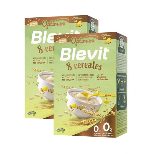 Blevit Säuglingsnahrung Optimum 8 Müsli, 2X250 Grs