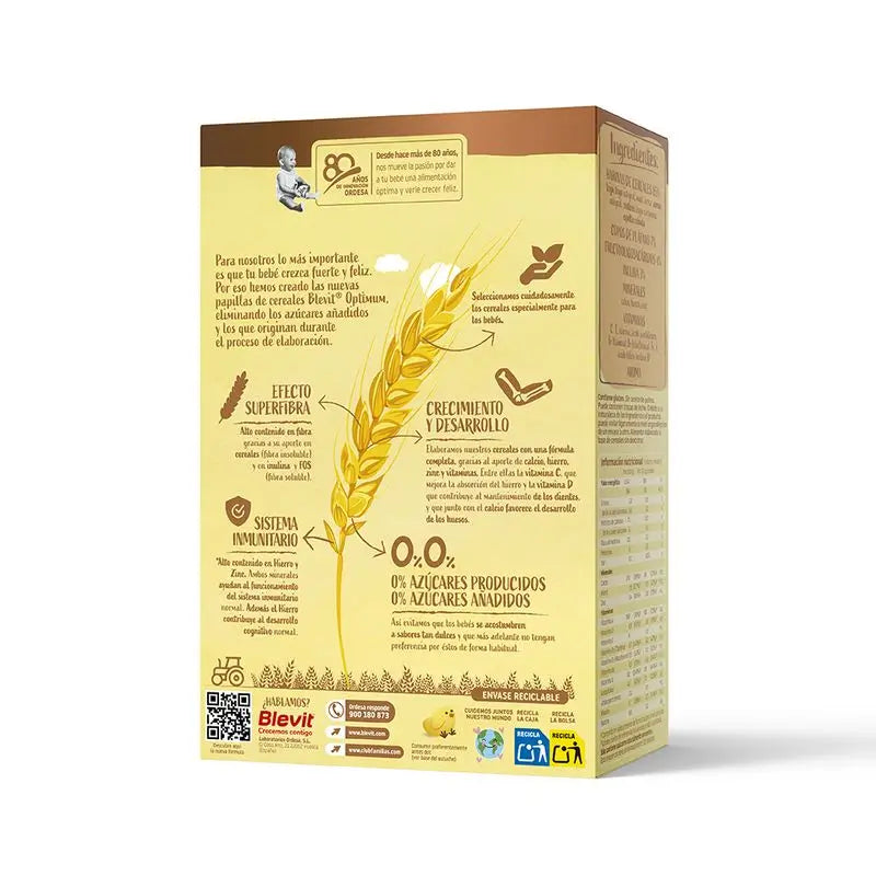 Blevit Säuglingsnahrung Optimum 8 Müsli + Banane, 250g