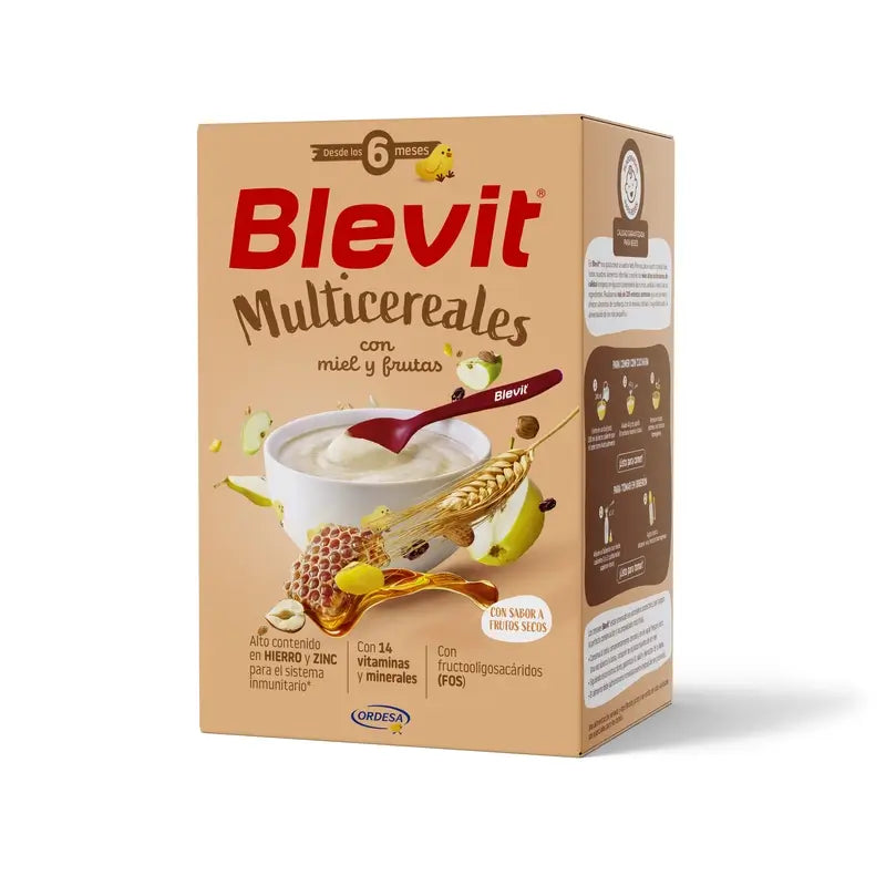 Blevit Multicereal mit Honig und Obst, 500gr