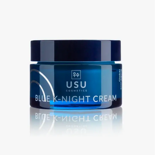 Blaue K-Nachtcreme