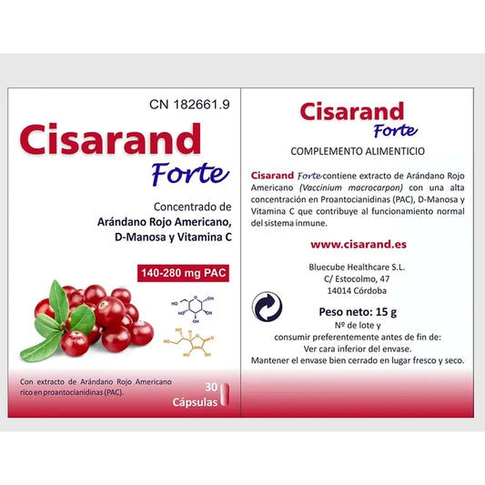 Bluecube Healthcare Cisarand Forte, 30 Kapseln