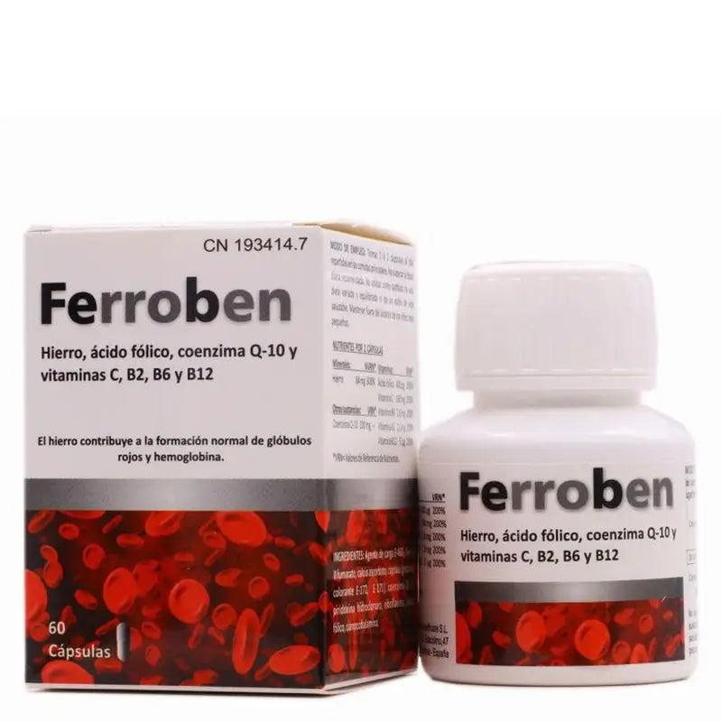 Bluecube Healthcare Ferroben, 60 Kapseln