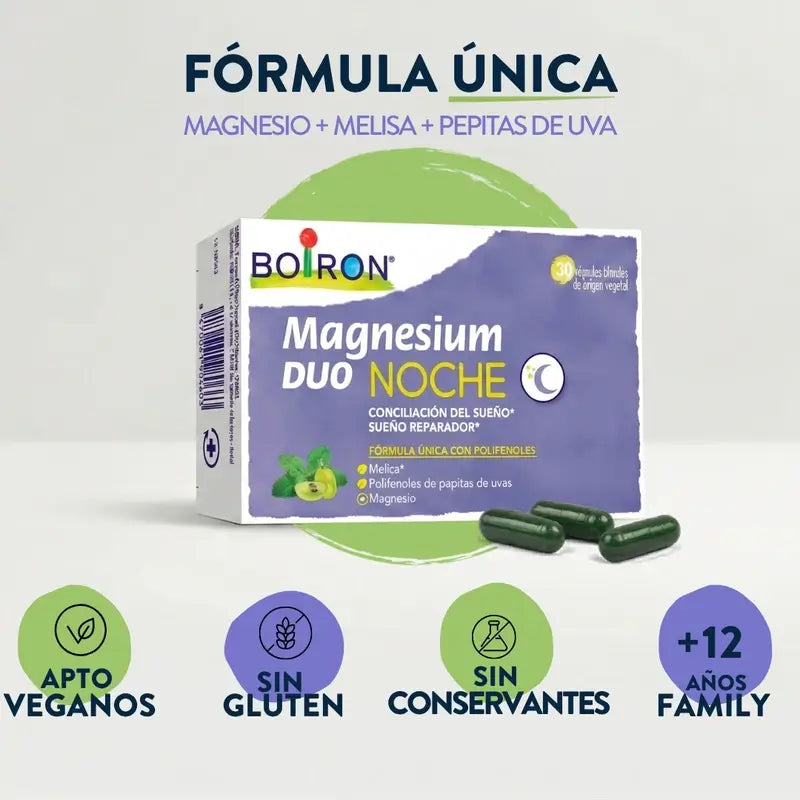 BOIRON Magnesium Duo Night, 30 Kapseln