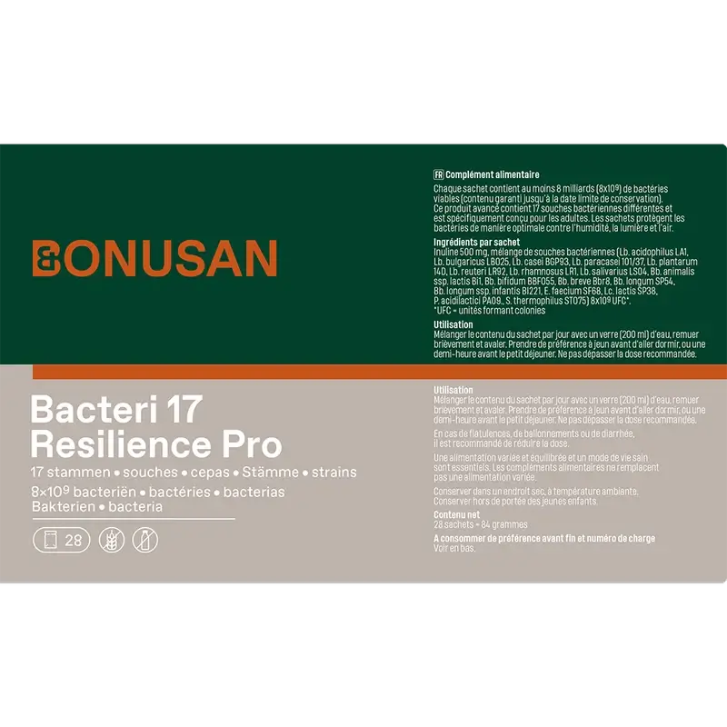 Bonusan Bacteri 17 Expert Resilience, Pack 4x28 Umschläge