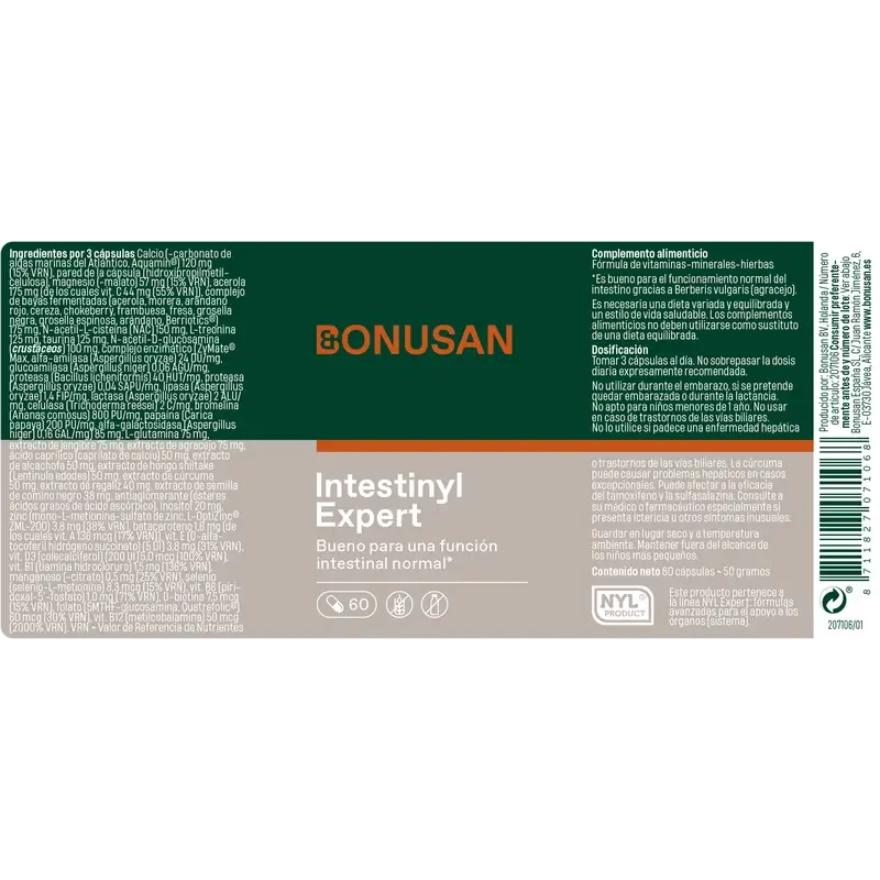 Bonusan Intestinyl Expert, 60 Kapseln