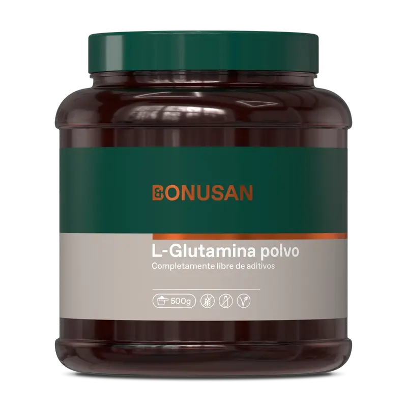 Bonusan L-Glutamin-Pulver, 500 Gramm Pulver
