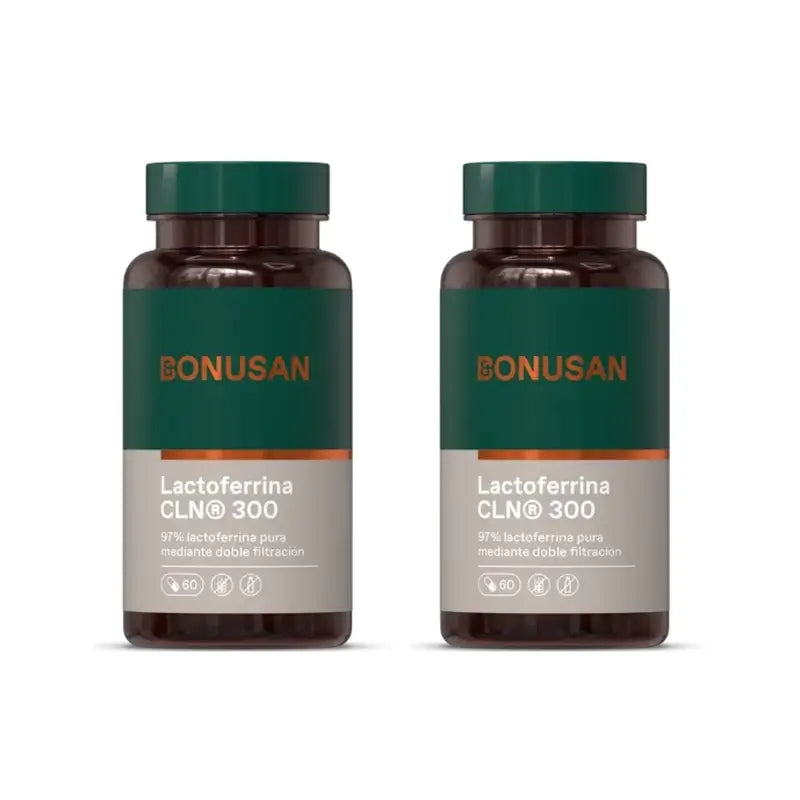 Bonusan Lactoferrin 300 Mg, Packung 2x60 Kapseln
