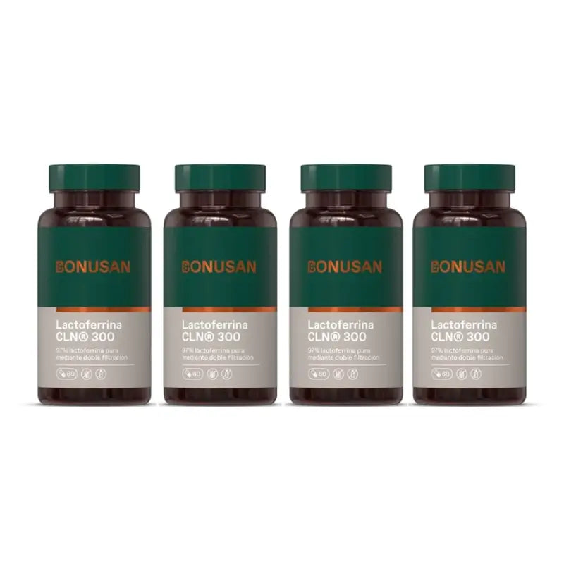 Bonusan Lactoferrin 300 Mg, Packung 4x60 Kapseln