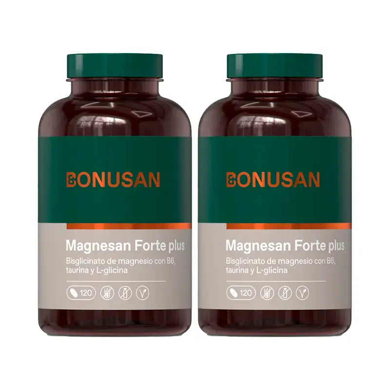 Bonusan Magnesan Forte Plus Packung 2 x 120 Tabletten