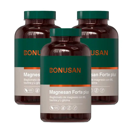 Bonusan Magnesan Forte Plus Packung 3 x 120 Tabletten