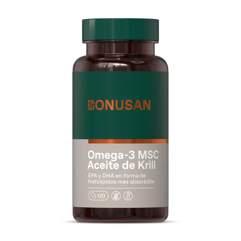 Bonusan Omega-3 Msc Krillöl, 120 Perlen