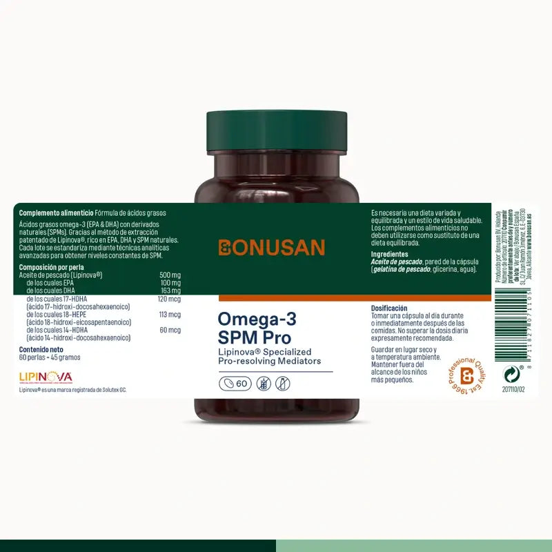 Bonusan Omega-3 Spm Pro, 60 Perlen