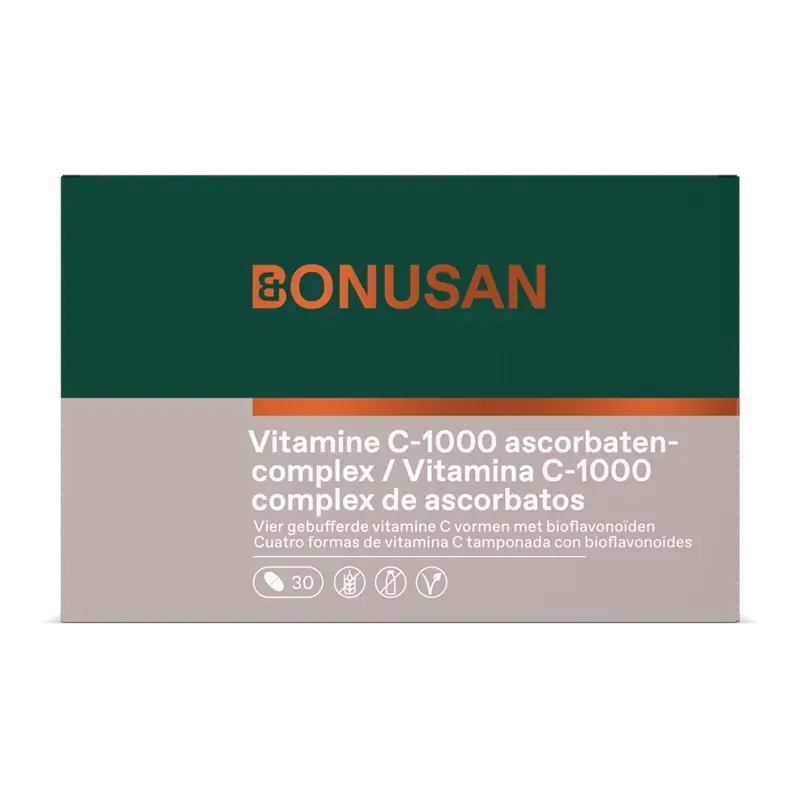 Bonusan Vitamin C-1000 Ascorbat-Komplex, 30 Tabletten