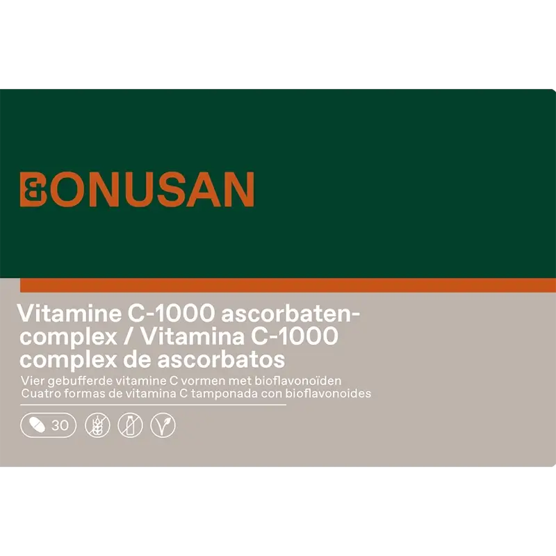 Bonusan Vitamin C-1000 Ascorbat-Komplex, 30 Tabletten