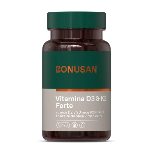 Bonusan Vitamin D3 & K2 Forte, 120 Weichkapseln